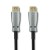Qoltec 50474 kabel HDMI 30 m HDMI Typu A (Standard) Czarny, Srebrny
