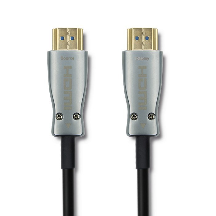 Qoltec 50472 kabel HDMI 20 m HDMI Typu A (Standard) Czarny, Srebrny
