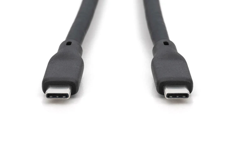 Digitus Kabel silikonowy USB, USB 5 Gb/s, 2 m, czarny