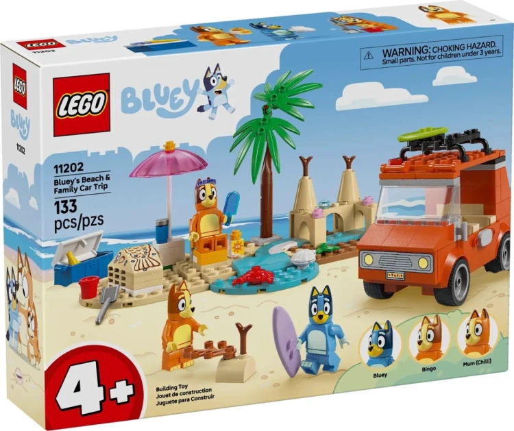 LEGO BLUEY 11202 Blue i rodzinna wycieczka samochodem