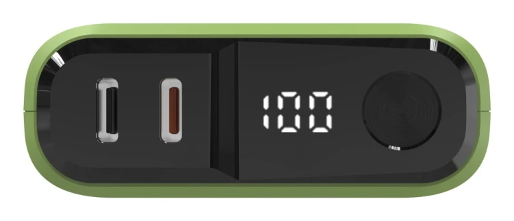 RealPower PB-10000C PD+ 10000 mAh Jasnozielony