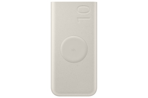 Samsung EB-U2510XUEGEU bank mocy 10000 mAh Bezprzewodowe ładowanie Beżowy