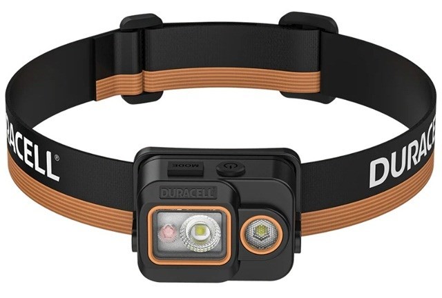 Duracell DH700R Latarka czołowa Czarny, Pomarańczowy