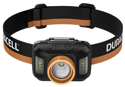 Duracell DH850R Gift Box Latarka czołowa Czarny, Pomarańczowy