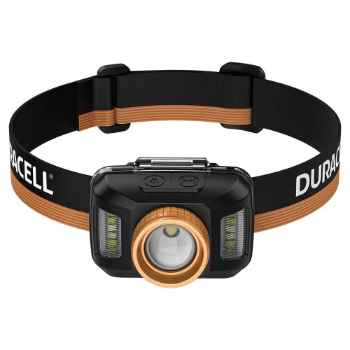 Duracell DH850R Gift Box Latarka czołowa Czarny, Pomarańczowy