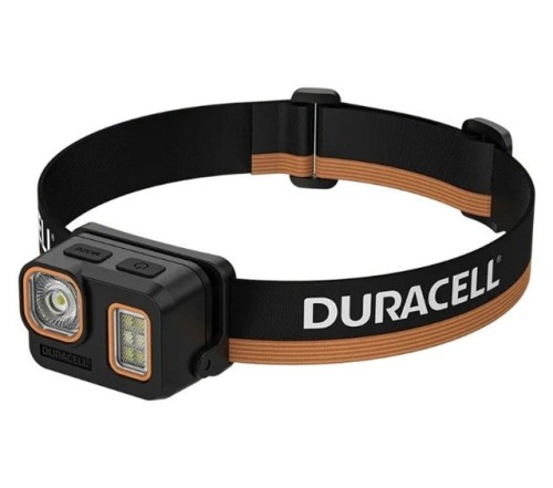 Duracell DH500R Latarka czołowa Czarny, Pomarańczowy