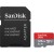 SanDisk Ultra microSD 128GB + SD-adapt.