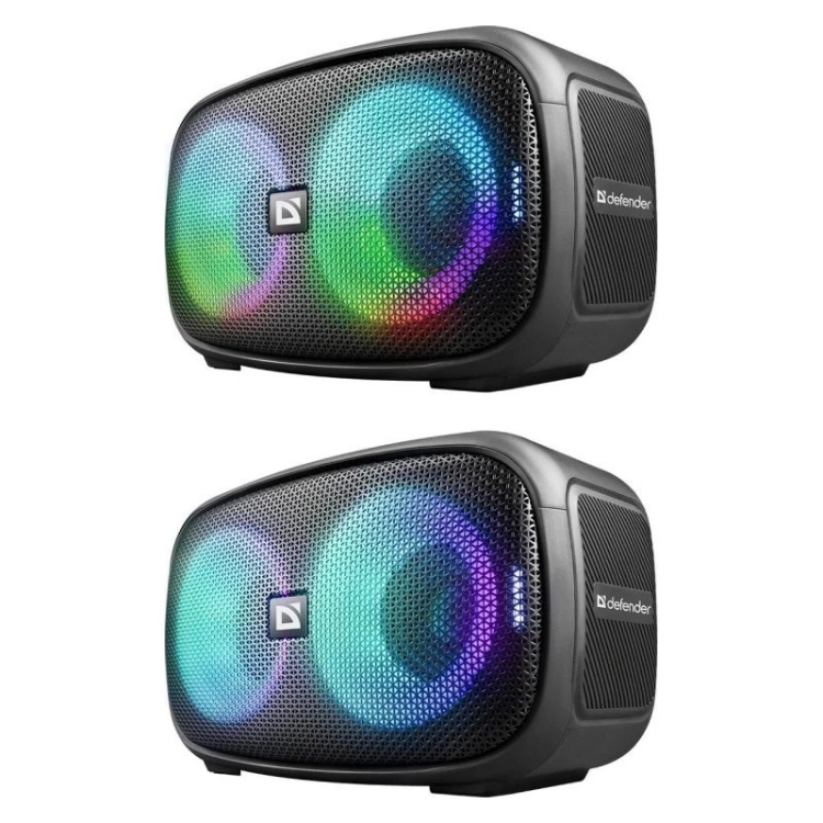 GŁOŚNIK DEFENDER Q5 BLUETOOTH 5.3 20W LED/BT/FM/USB/TWS