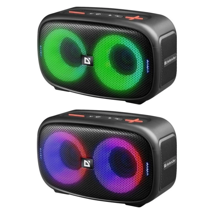GŁOŚNIK DEFENDER Q5 BLUETOOTH 5.3 20W LED/BT/FM/USB/TWS