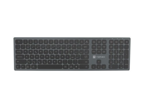 Klawiatura NATEC Dolphin CZ/SK bezprzewodowa Bluetooth + 2.4GHz X-Scissors Aluminium Slim