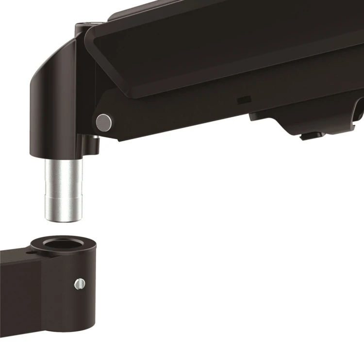 Uchwyt na 2 monitory Maclean, sprężyna gazowa, 17"-32", 2-10kg, czarny, MC-136