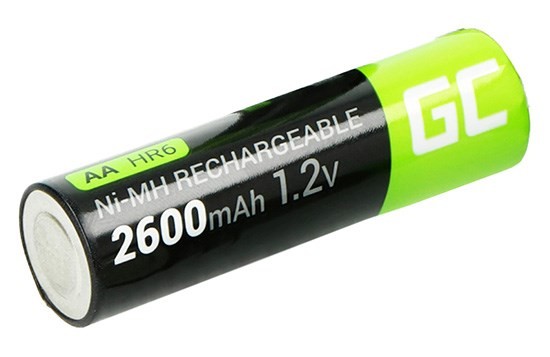16x Akumulatorki Paluszki AA R6 2600mAh Ni-MH Baterie do ładowania Green Cell