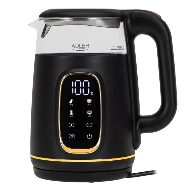 Czajnik elektryczny ADLER AD 1305 czarno-złoty