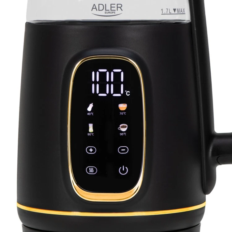 Czajnik elektryczny ADLER AD 1305 czarno-złoty