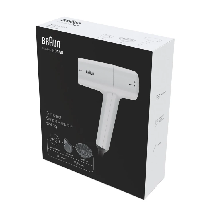 Braun HD1.55 suszarka do włosów 1800 W Biały