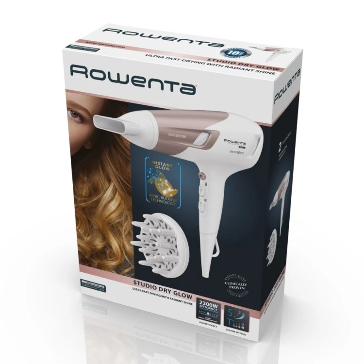Rowenta Studio Dry CV5830 suszarka do włosów 2300 W Beżowy, Biały