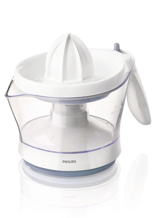 Philips Viva Collection Wyciskarka do cytrusów — 25W/0,6l/reg. il. miąższu/aut. zm. kier.