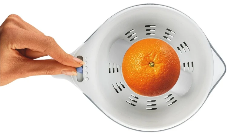 Philips Viva Collection Wyciskarka do cytrusów — 25W/0,6l/reg. il. miąższu/aut. zm. kier.