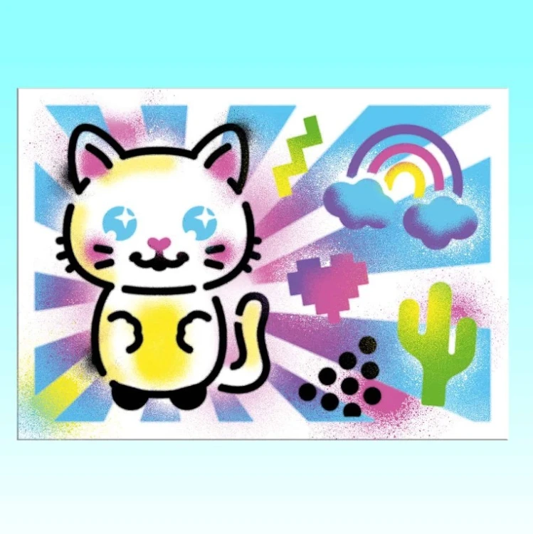 Canal Toys Airbrush Art Activity Case
