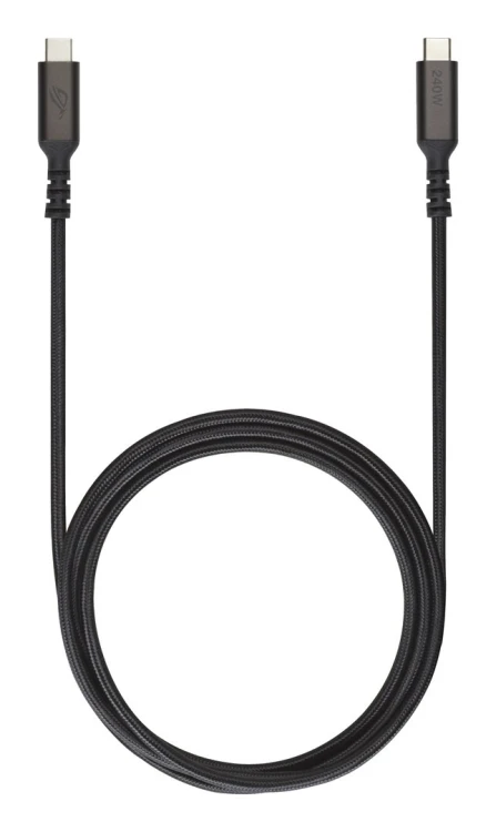 ASUS LCR50 kabel USB 1,5 m USB C 0,48 Gbit/s 240 W Czarny