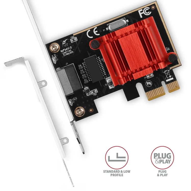 Axagon PCEE-GIX karta sieciowa Wewnętrzny Ethernet 1000 Mbit/s
