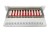 Digitus Panel krosowy (patch panel) 10'' 12x RJ45, LSA poziom, kat.6A, ekranowany, 1U, szary, prowadnica kabli