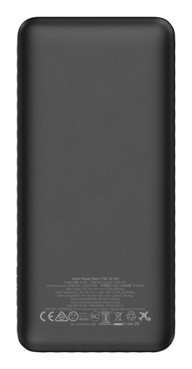 Anker A1388G11 bank mocy 10000 mAh Czarny
