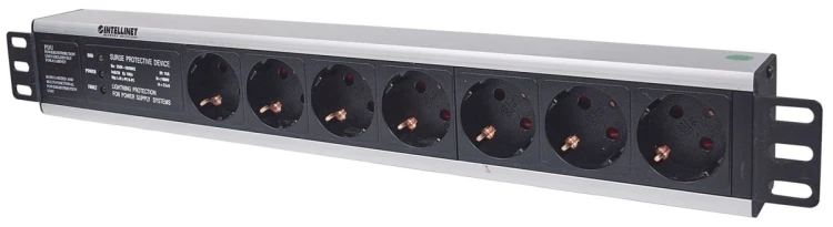 Listwa zasilajca rackowa 19" 1.5U IEC60884 Intellinet (3m)
