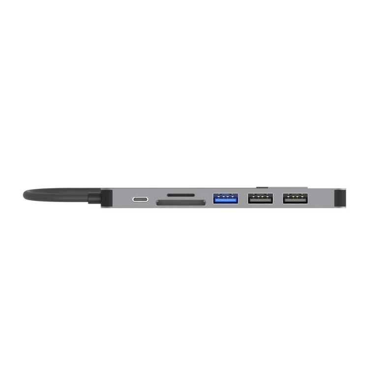 UNITEK HUB USB-C H1118A; USB-A x3, USB-C, HDMI, SD, microSD