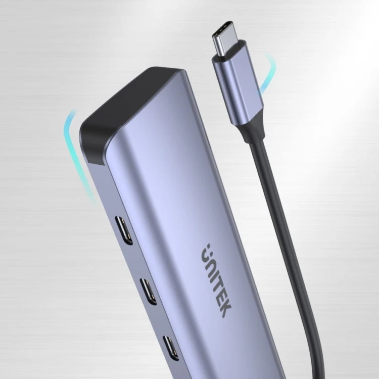 UNITEK HUB USB-C 3.1, 4X USB-C, 5 GBPS, H1107K