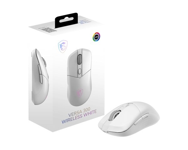 MSI Versa 300 Wireless myszka Gaming Po prawej stronie RF Wireless + Bluetooth + USB Type-C Optyczny 8000 DPI