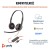 Poly Blackwire 3220 Stereo USB-C Headset +USB-C/A Adapter