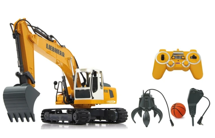 Jamara Excavadora Liebherr R936 zdalnie sterowany model Koparka Silnik elektryczny 1:20