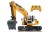 Jamara Excavadora Liebherr R936 zdalnie sterowany model Koparka Silnik elektryczny 1:20