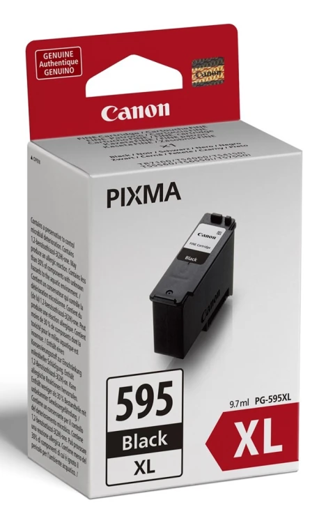Canon PG-595XL nabój z tuszem 1 szt. Oryginalny Wysoka (XL) wydajność Czarny