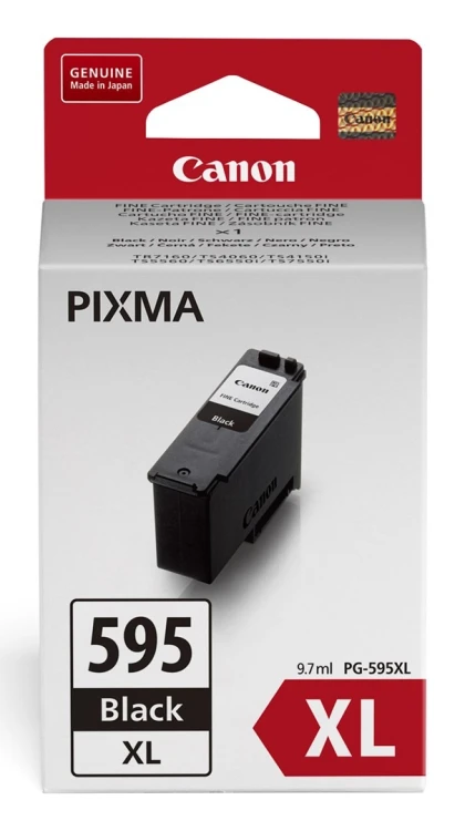 Canon PG-595XL nabój z tuszem 1 szt. Oryginalny Wysoka (XL) wydajność Czarny