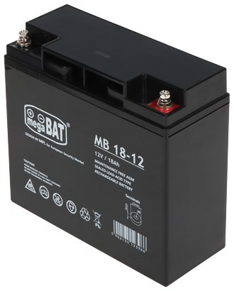 MegaBat MB 18-12 akumulator Ołowiany (VRLA) 12 V 18 Ah