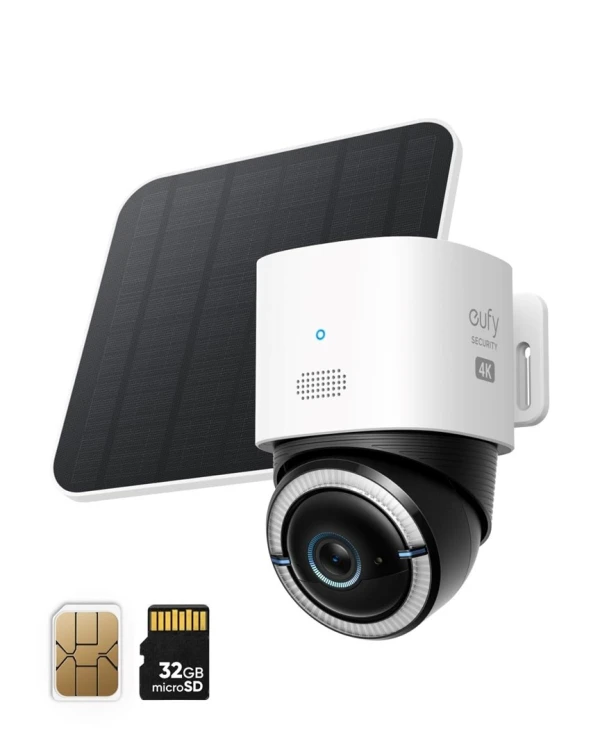 Eufy 4G LTE Cam S330 Tubowa Kamera bezpieczeństwa IP Zewnętrzna 3840 x 2160 px Sufit / ściana / słup