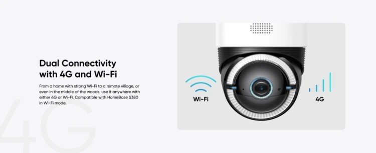 Eufy 4G LTE Cam S330 Tubowa Kamera bezpieczeństwa IP Zewnętrzna 3840 x 2160 px Sufit / ściana / słup