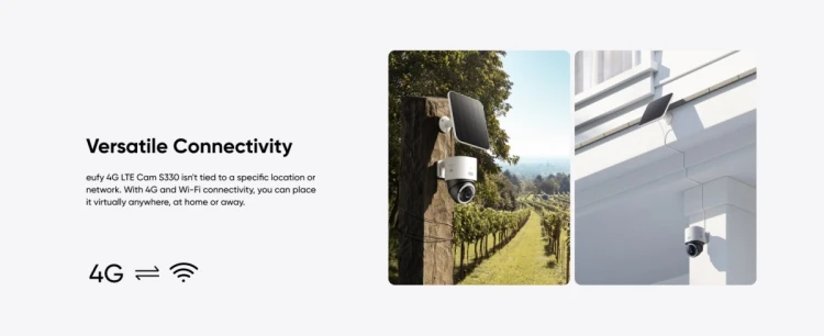 Eufy 4G LTE Cam S330 Tubowa Kamera bezpieczeństwa IP Zewnętrzna 3840 x 2160 px Sufit / ściana / słup