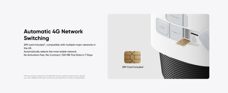 Eufy 4G LTE Cam S330 Tubowa Kamera bezpieczeństwa IP Zewnętrzna 3840 x 2160 px Sufit / ściana / słup