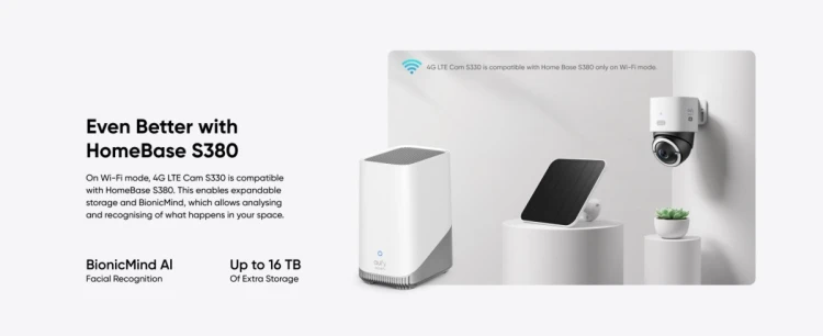 Eufy 4G LTE Cam S330 Tubowa Kamera bezpieczeństwa IP Zewnętrzna 3840 x 2160 px Sufit / ściana / słup