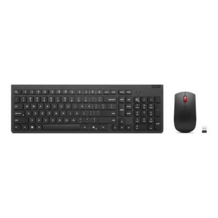 Lenovo 4X31R64491 klawiatura Dołączona myszka Biuro RF Wireless Czarny