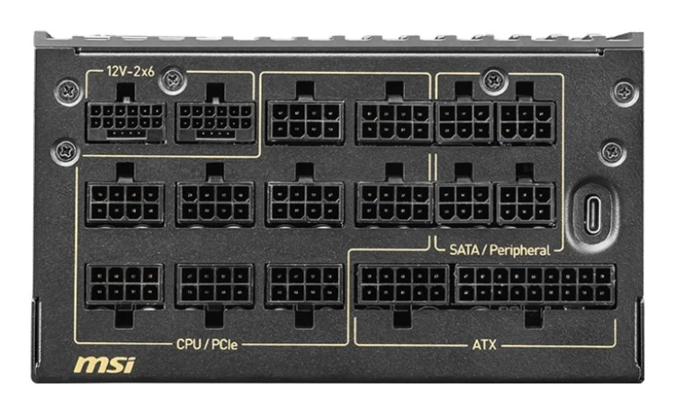 Zasilacz MSI MEG Ai1600T 1600W PCIE5 80+ Titanium (306-7ZPEX11-CE0)