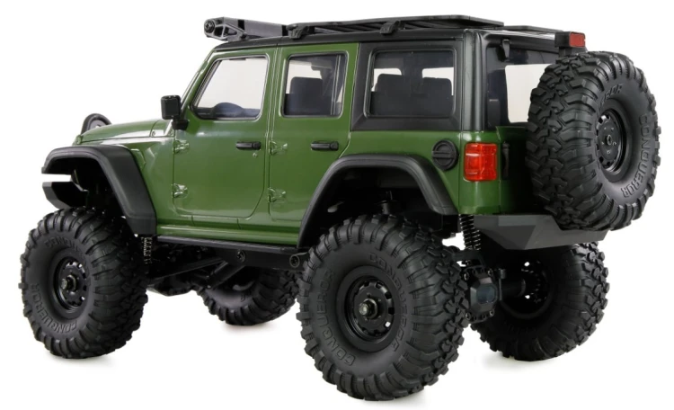 Zdalnie sterowany samochód RC Crawler Mini-Crosstrailer AMXRock 4WD 1:16 zielony