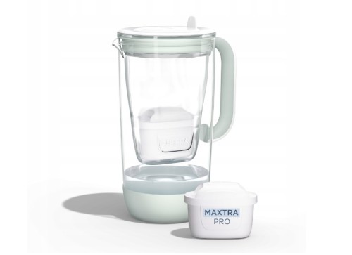 Dzbanek filtrujący Brita Glass+1MaxtraProPP 2,5l | miętowy