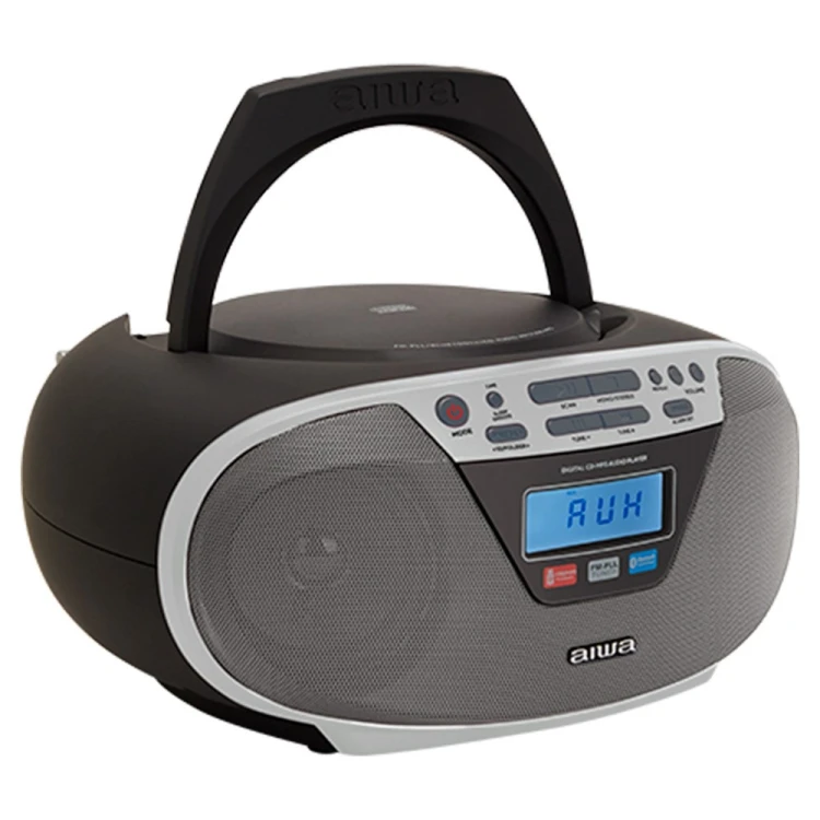 AIWA boombox BBTU-400SL CD/FM RDS/USB/BT srebrny