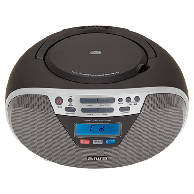 AIWA boombox BBTU-400SL CD/FM RDS/USB/BT srebrny