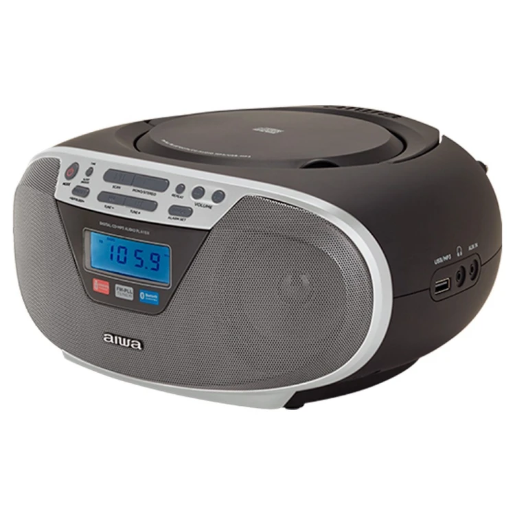 AIWA boombox BBTU-400SL CD/FM RDS/USB/BT srebrny