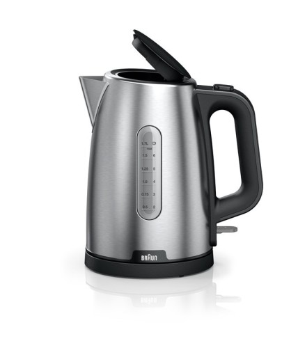 Braun PurShine WK102AI-WK1500BK czajnik elektryczny 1,7 l 2200 W Czarny, Stal nierdzewna